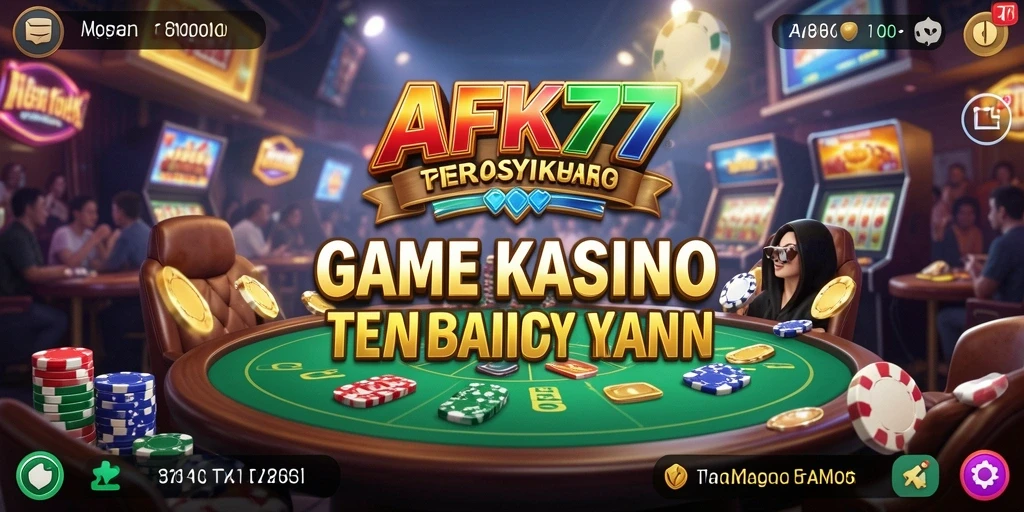 Tampilan gameplay AFK77 yang menarik dan penuh aksi permainan Kasino.