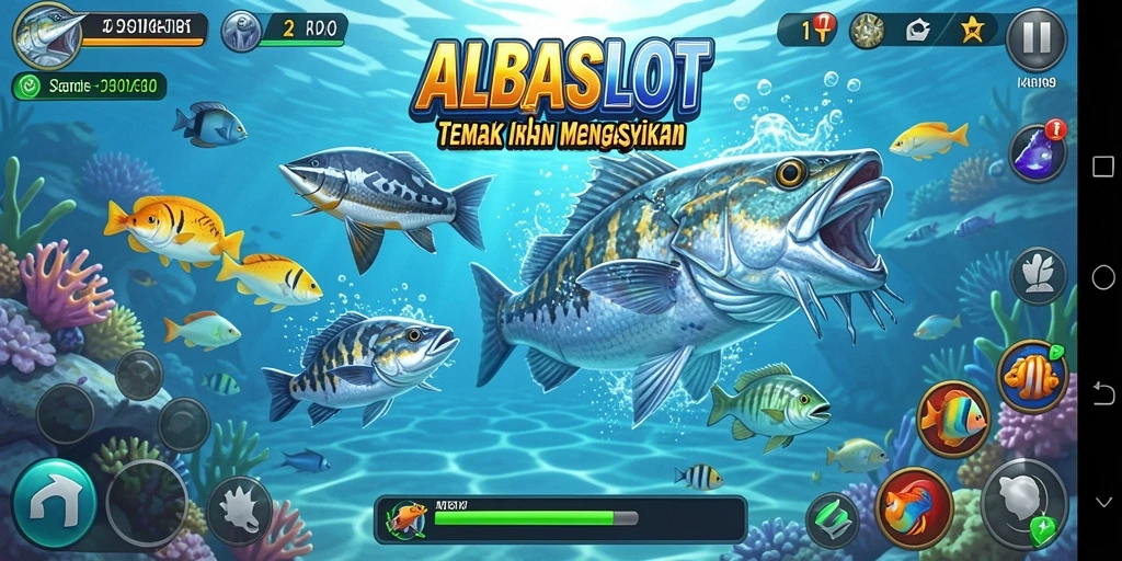 Gameplay seru dalam menembak ikan di ALBASLOT.