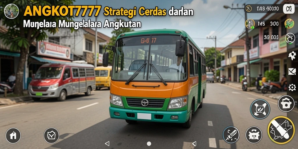 Tampilan gameplay Strategy ANGKOT777 yang seru dan dinamis.