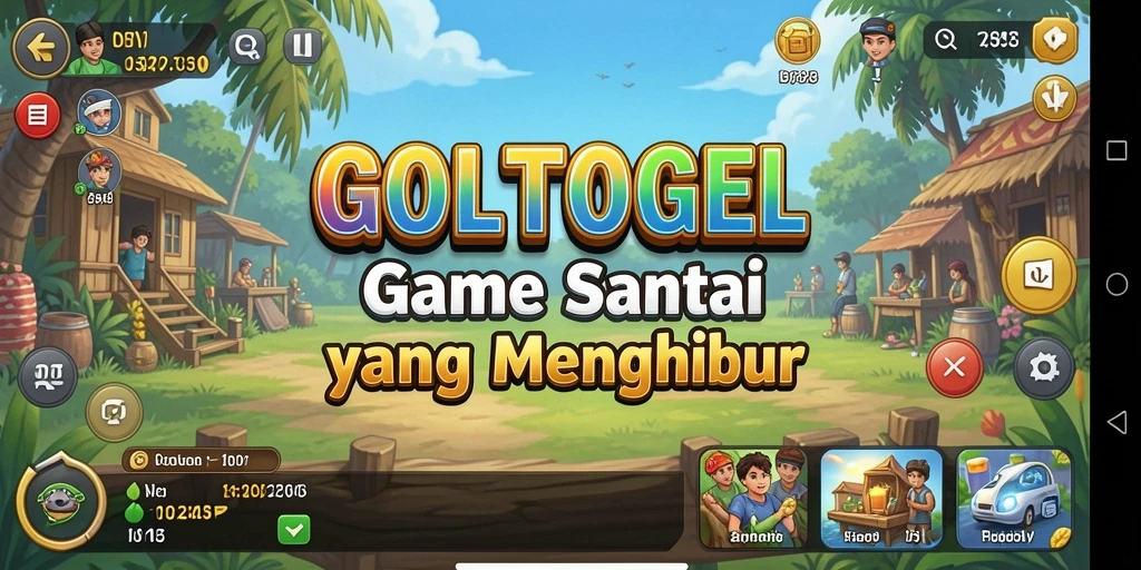 Tampilan gameplay GOLTOGEL yang seru dan menarik.
