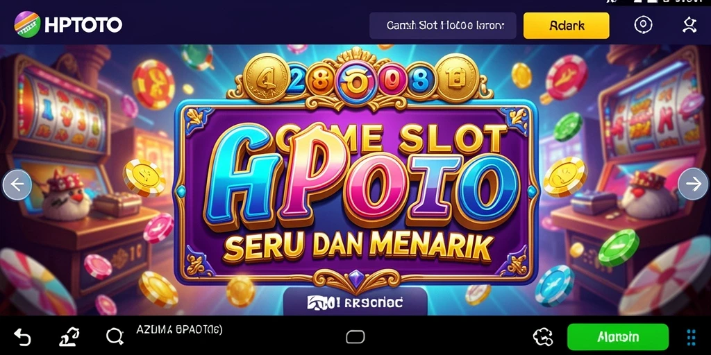 Tampilan gameplay menarik dari HPTOTO dengan simbol dan fitur slot.