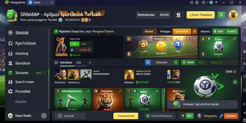 Gameplay menarik dalam aplikasi Sportsbook SR6666.